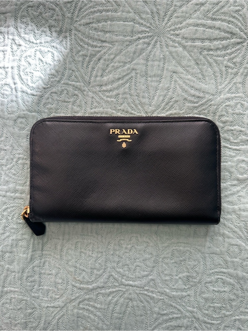 Prada Large Saffiano Leather Wallet
